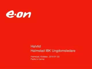 halvtid halmstad ibk ungdomsledare