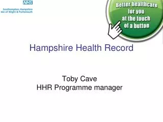 Hampshire Health Record