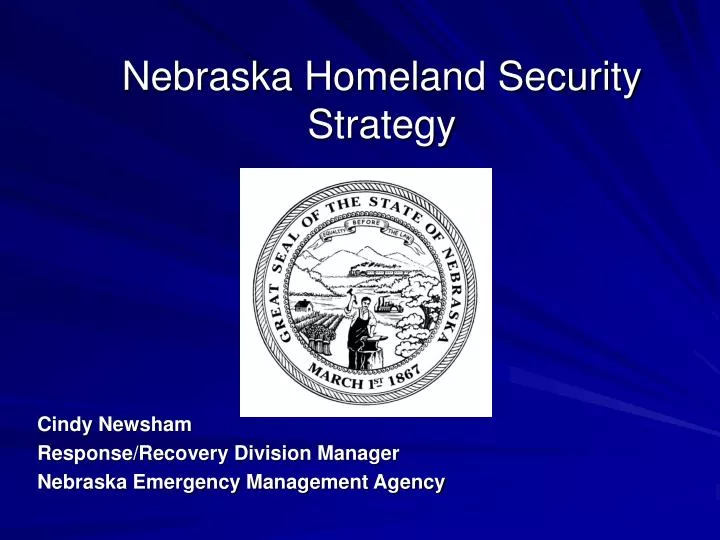 nebraska homeland security strategy