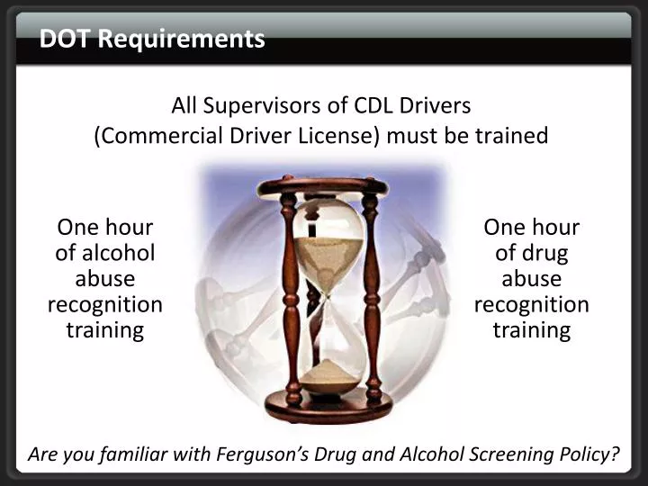 dot requirements