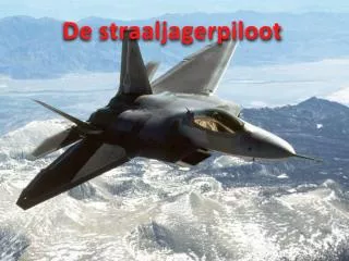 de straaljagerpiloot