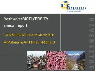freshwaterBIODIVERSITY annual report