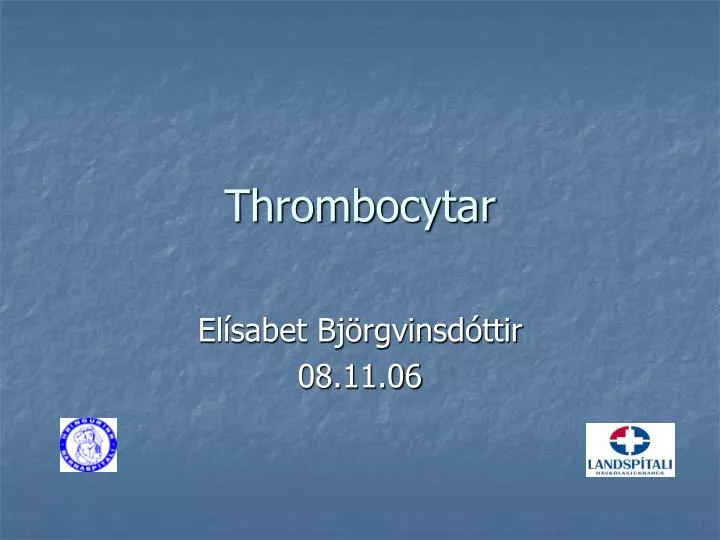 thrombocytar