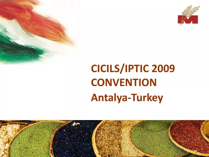 cicils iptic 2009 convention antalya turkey