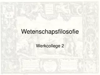 Wetenschapsfilosofie