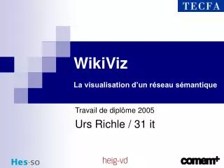 wikiviz la visualisation d un r seau s mantique