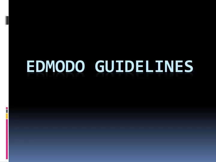 edmodo guidelines