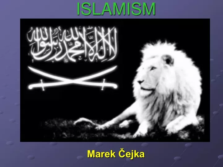 islamismus islamism marek ejka