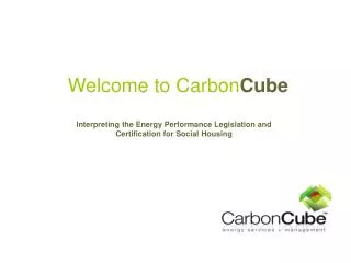 Welcome to Carbon Cube