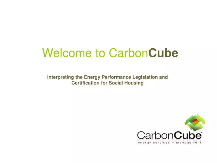 welcome to carbon cube