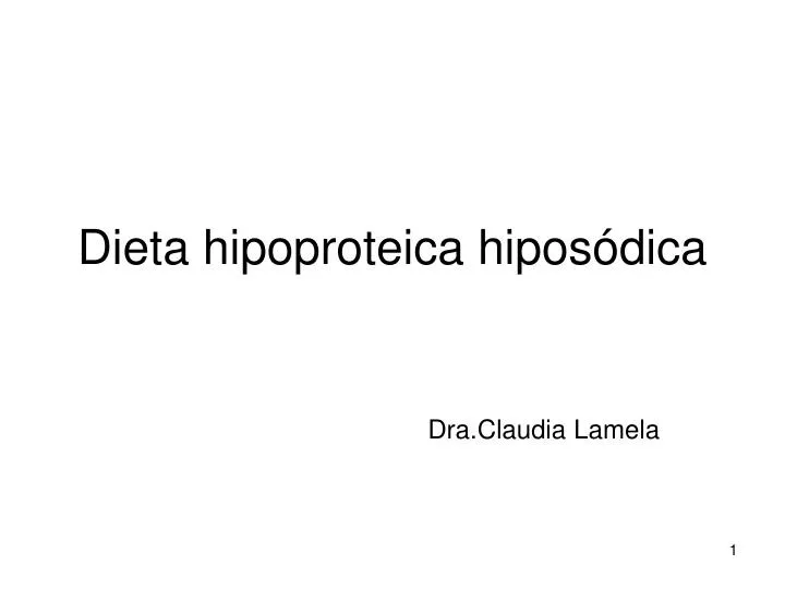 dieta hipoproteica hipos dica