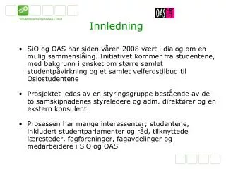 innledning