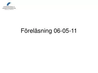 f rel sning 06 05 11