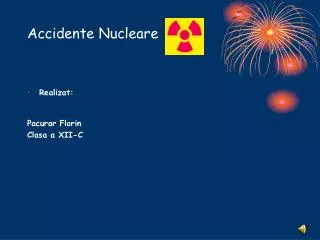 accidente nucleare