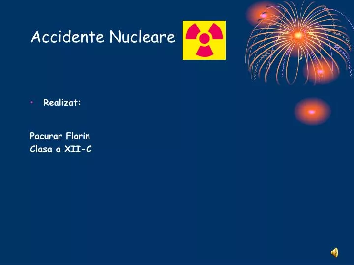 accidente nucleare