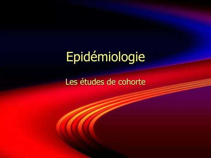 epid miologie