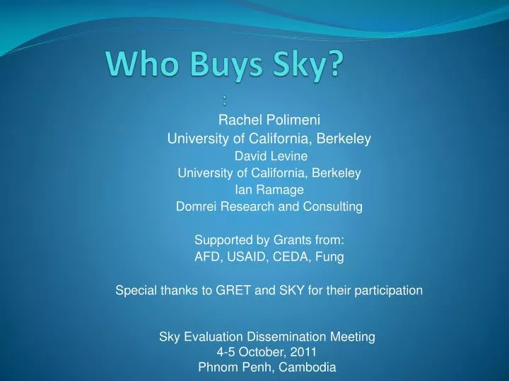 who buys sky