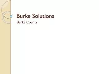 Burke Solutions