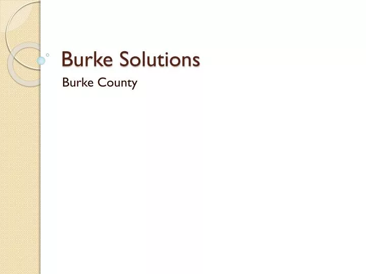 burke solutions
