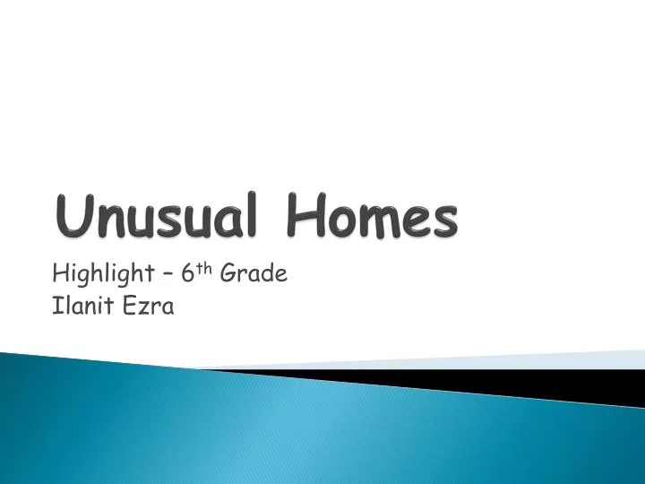 unusual homes