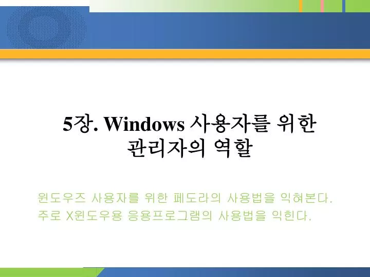 5 windows