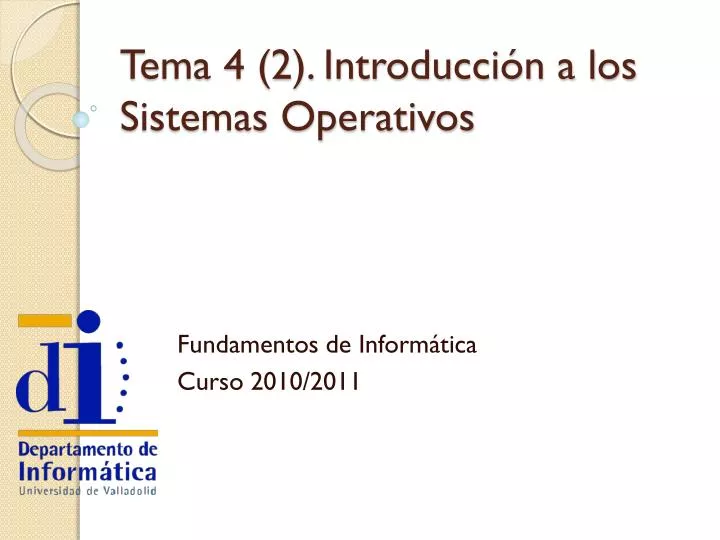 tema 4 2 introducci n a los sistemas operativos