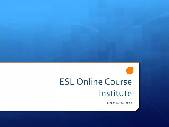 esl online course institute