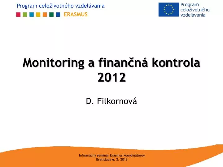 monitoring a finan n kontrola 2012