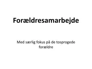 for ldresamarbejde