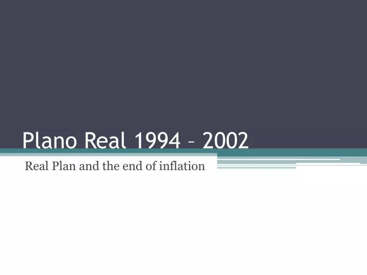 plano real 1994 2002