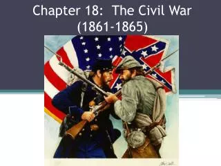 Chapter 18: The Civil War (1861-1865)
