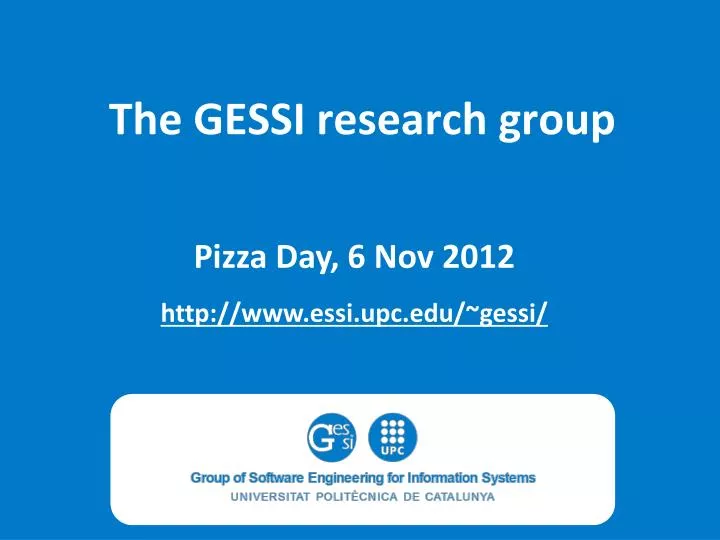 the gessi research group