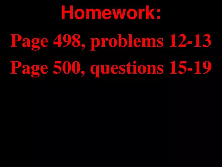 homework