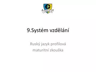 9 syst m vzd l n