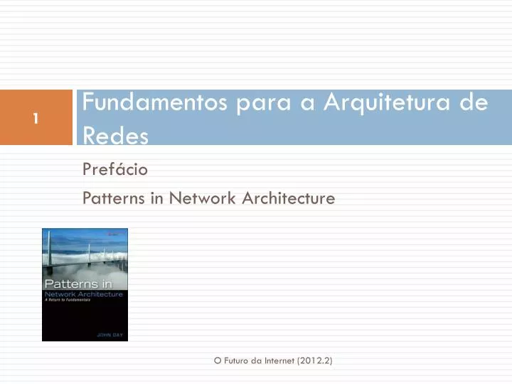 fundamentos para a arquitetura de redes