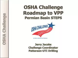 OSHA Challenge Roadmap to VPP Permian Basin STEPS