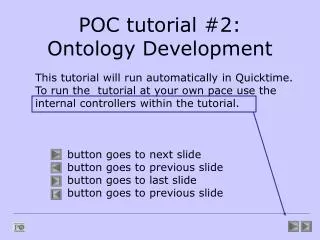 POC tutorial #2: Ontology Development