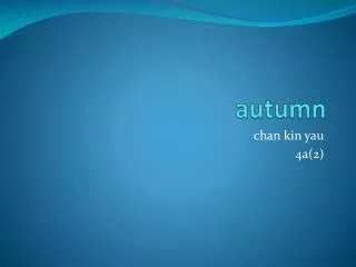 autumn