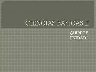 ciencias basicas ii