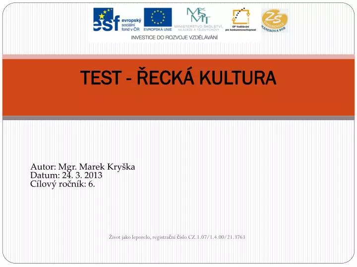 test eck kultura