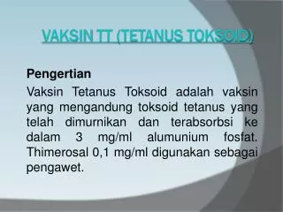 vaksin tt tetanus toksoid