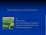 Introduction to Soil Science - slide 1