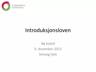 introduksjonsloven