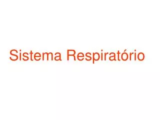 sistema respirat rio