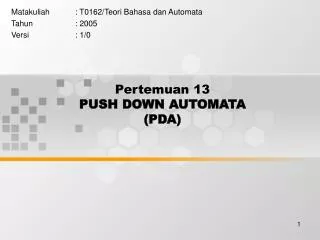 pertemuan 13 push down automata pda