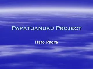 Papatuanuku Project