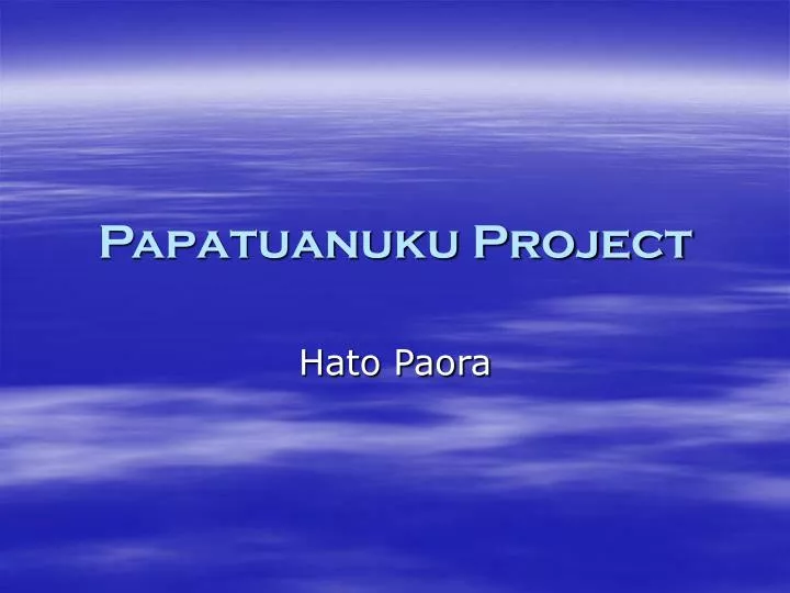 papatuanuku project