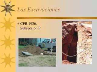 las excavaciones