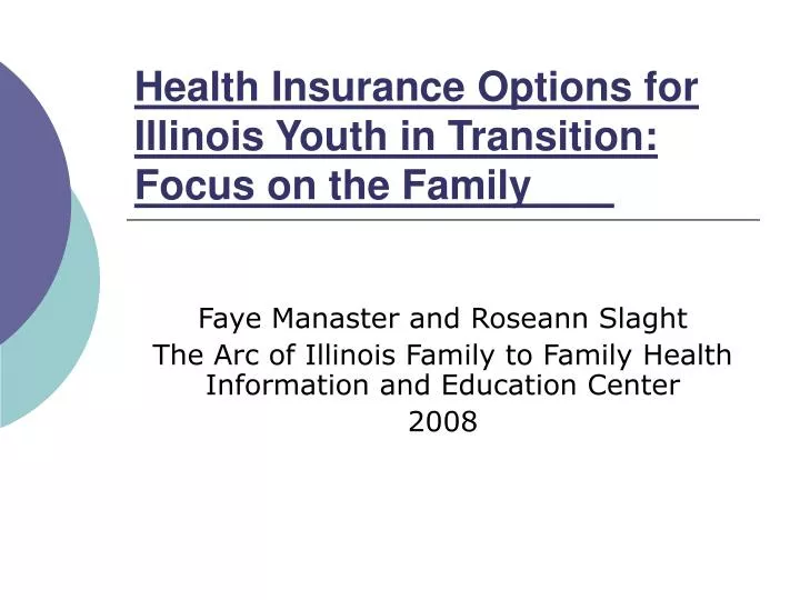 health insurance options for illinois youth in transition focus on the family
