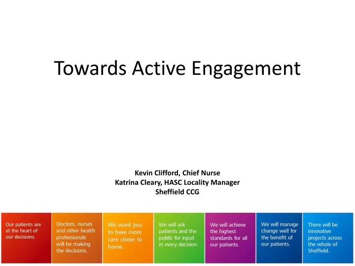 towards active engagement